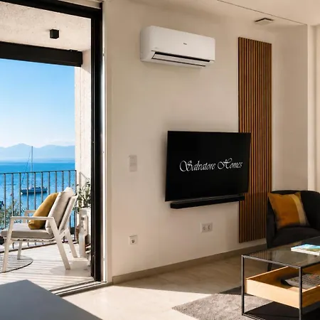 Salvatorehomes - Luxurious Dreamview Waterfront In With Pool - Casa Azura - A 5 Star Luxury Collection At Garda Apartmán Torri Del Benaco